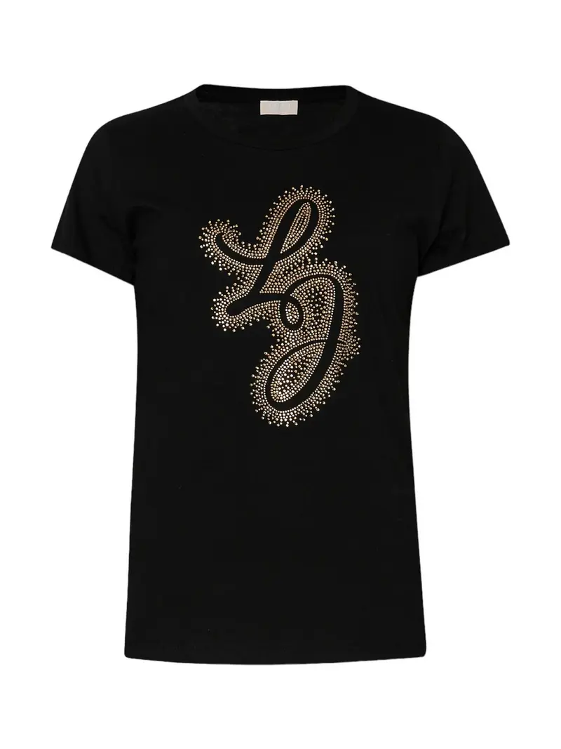 LIU JO WHITE T-Shirt e Polo Donna  WA4051JS923 N9070 Nero
