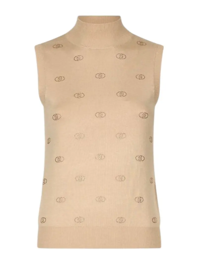 LIU JO WHITE Top Donna  WA5054MS49I 60920 Beige