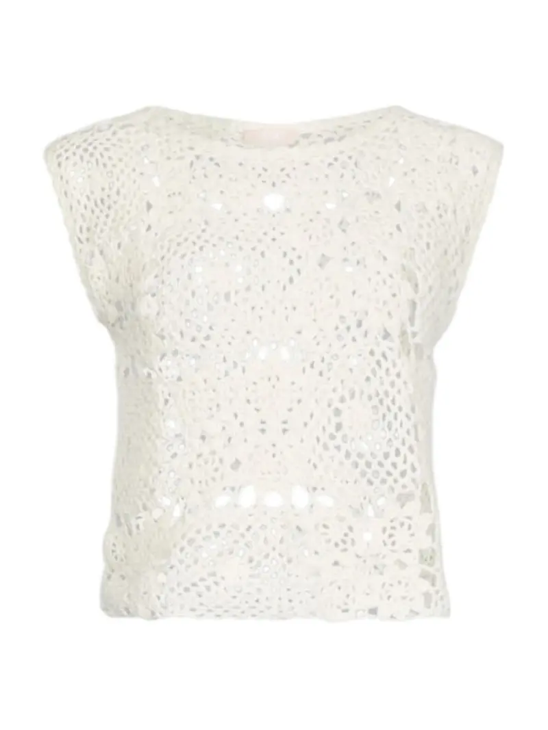 LIU JO WHITE Top Donna  WA5209MA30Q 10701 Bianco
