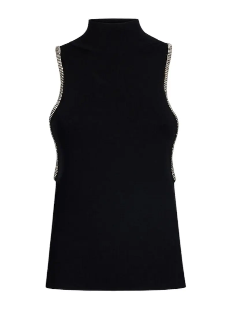 LIU JO WHITE Top Donna  WA5224MS55N 22222 Nero