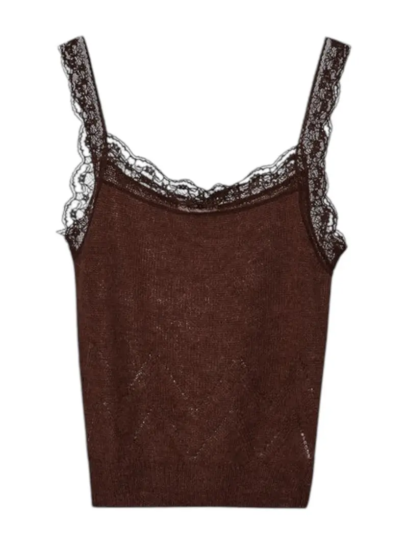 LIU JO WHITE Top Donna  WF4333MAG71 91218 Marrone