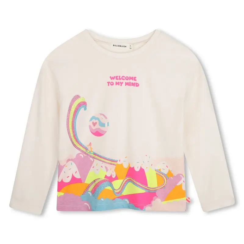 Long sleeve t-shirt ivory