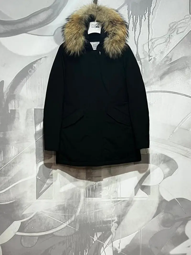 luxury articraccoon parka