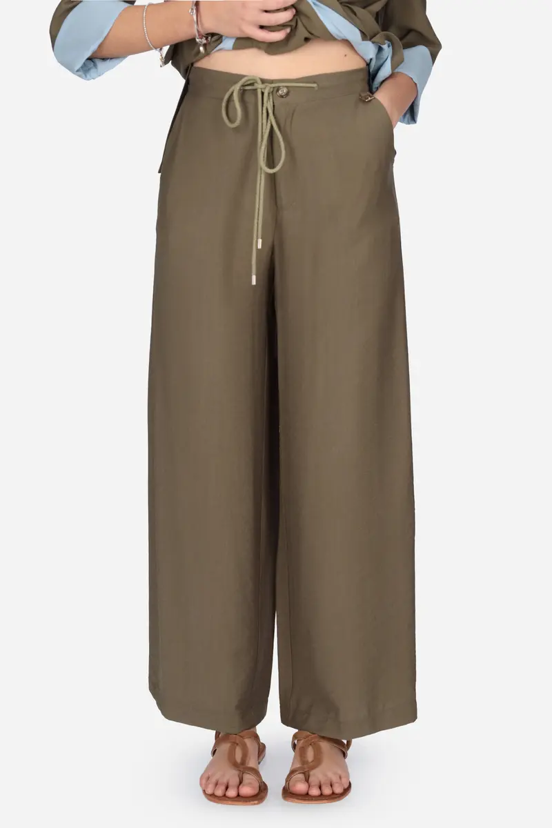 MADEMOISELLE DU MONDE - D MDM255 Pantalone