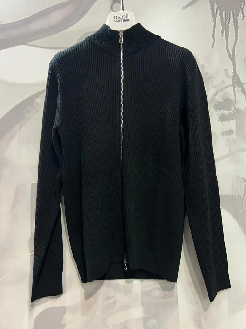 maglia full zip bomber