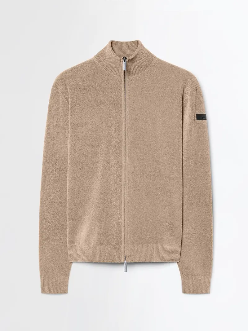 maglia full zip velvet