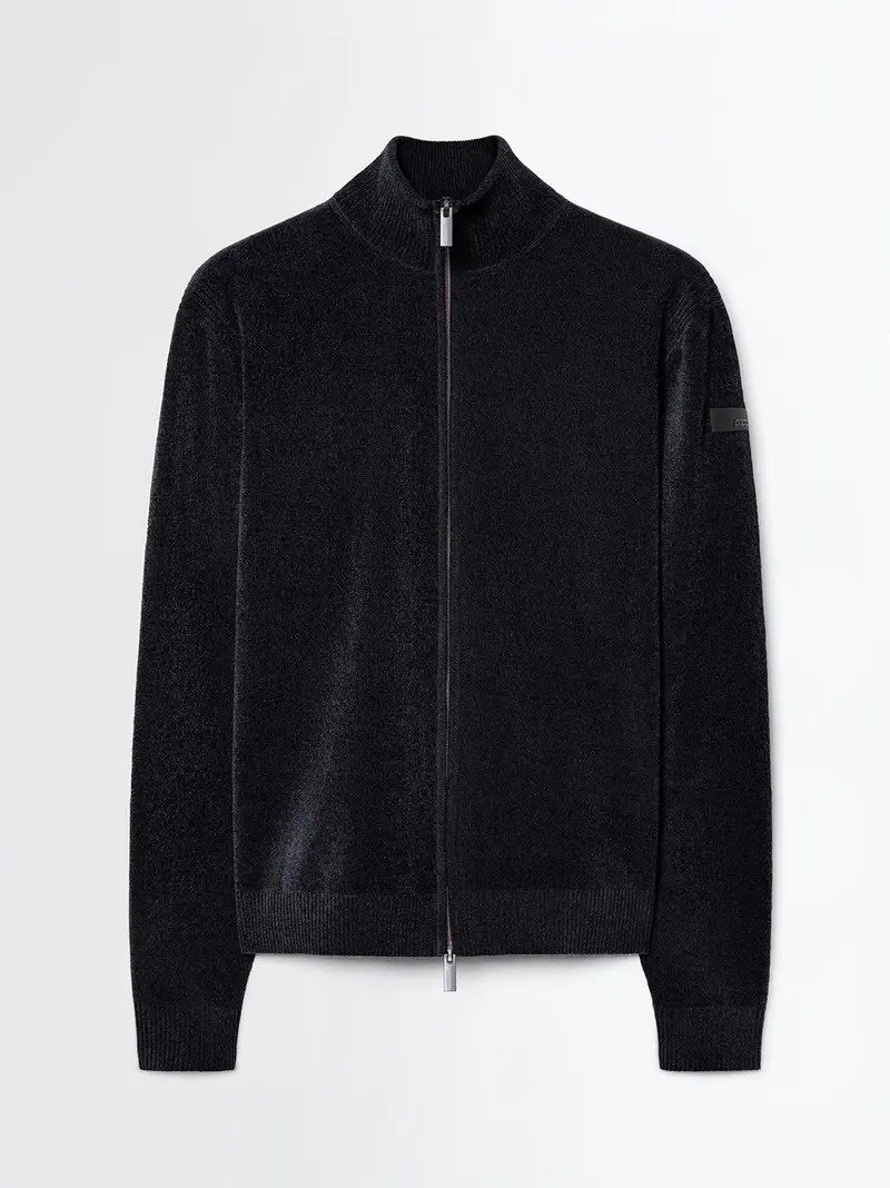 maglia full zip velvet