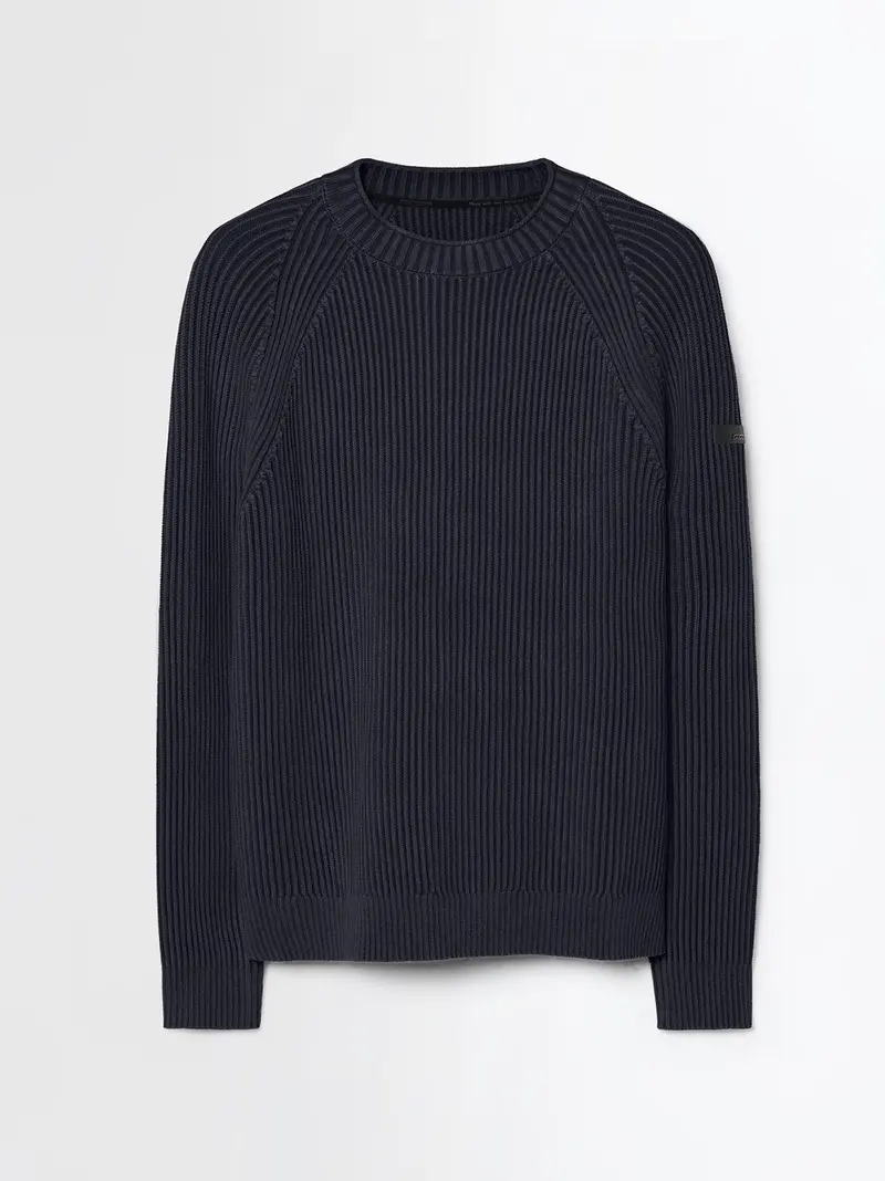 maglia girocollo coste