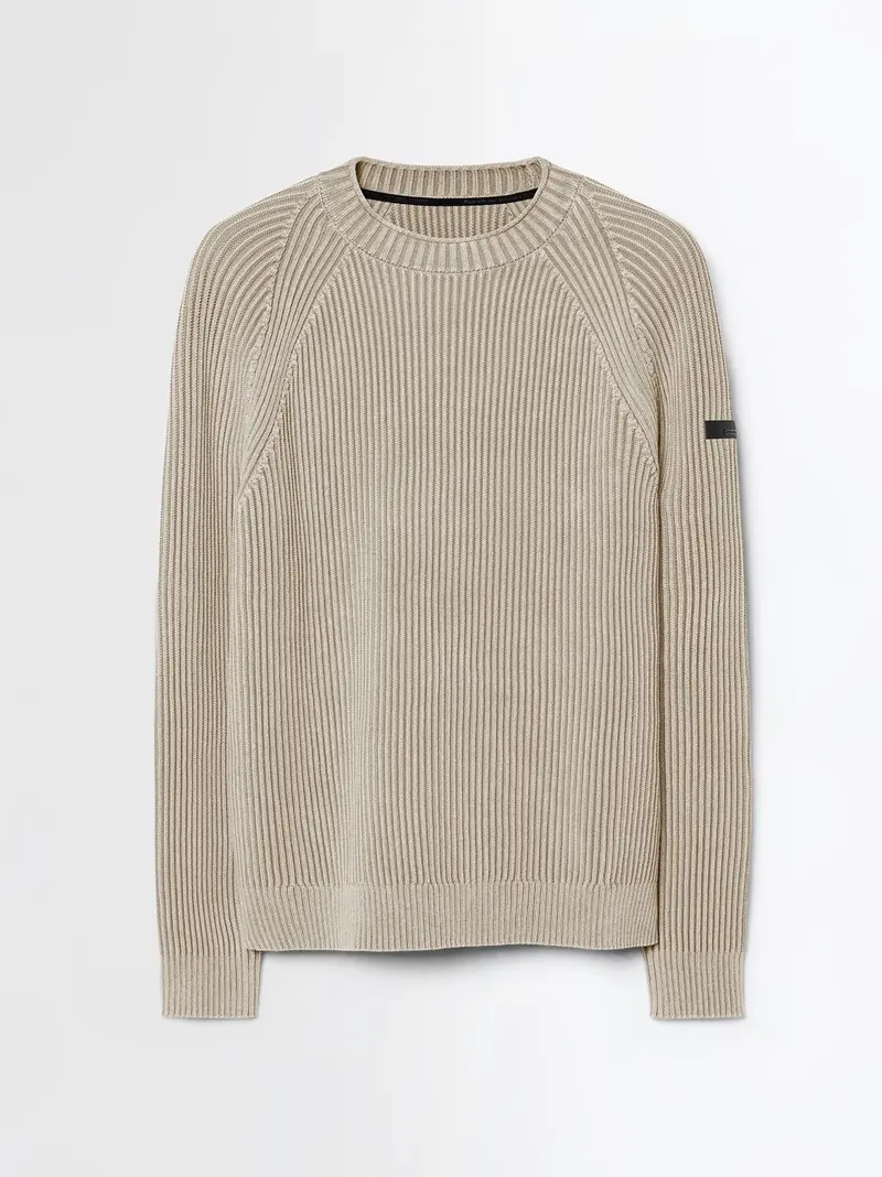 maglia girocollo coste
