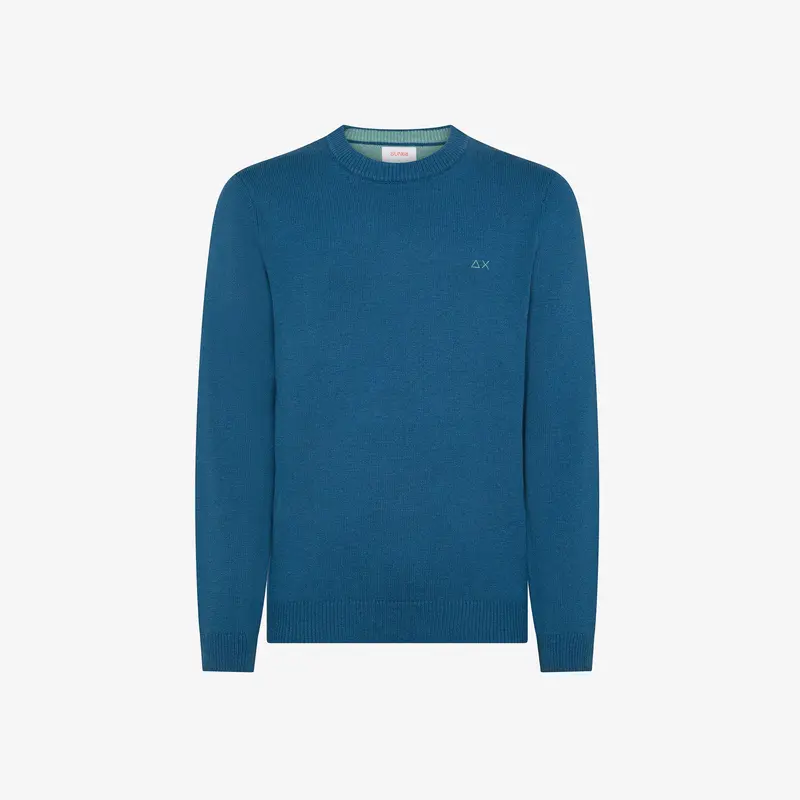 Maglia girocollo in lana e cashmere