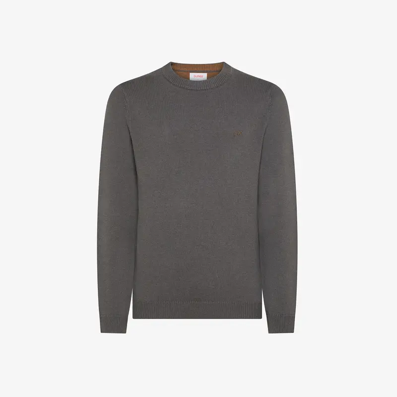 Maglia girocollo in lana e cashmere