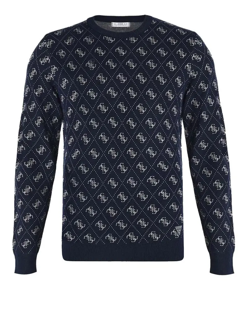 Maglia Guess Martin 4G Logo - Navy