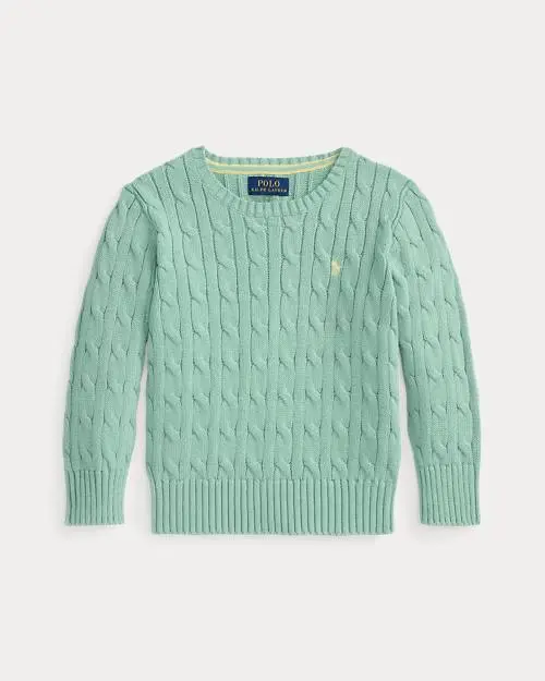 Maglia in cotone a trecce