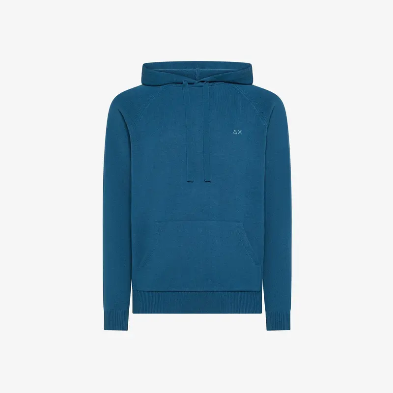 Maglia in misto cashmere con cappuccio