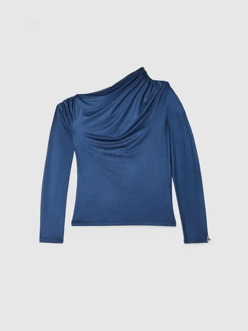 maglia jersey drappeggio