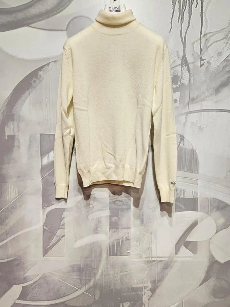 maglia lembswool collo alto