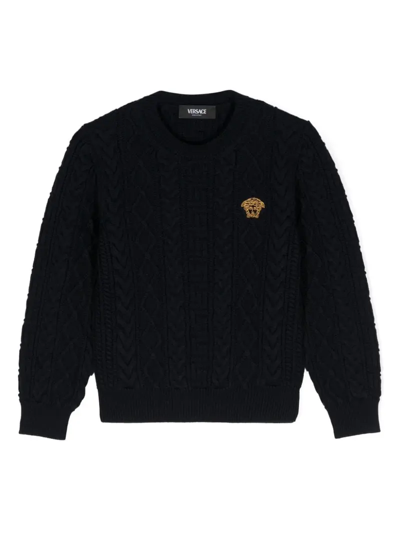 Maglia per bambino in lana blu