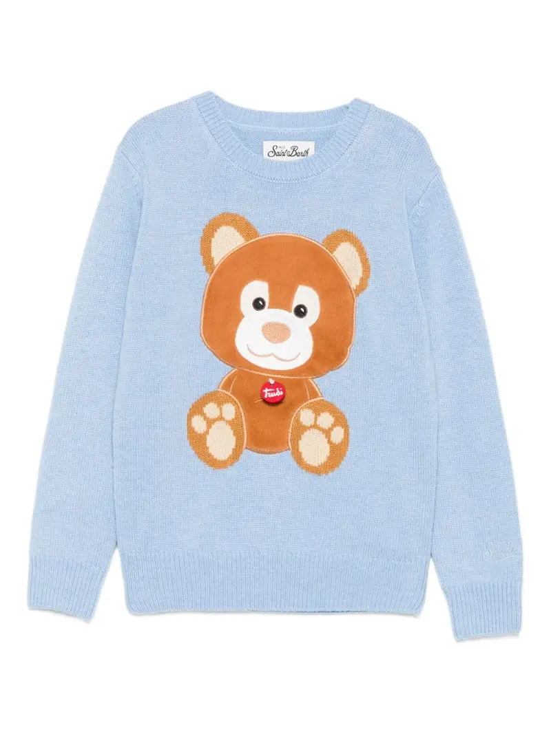Maglione azzurro per bambina