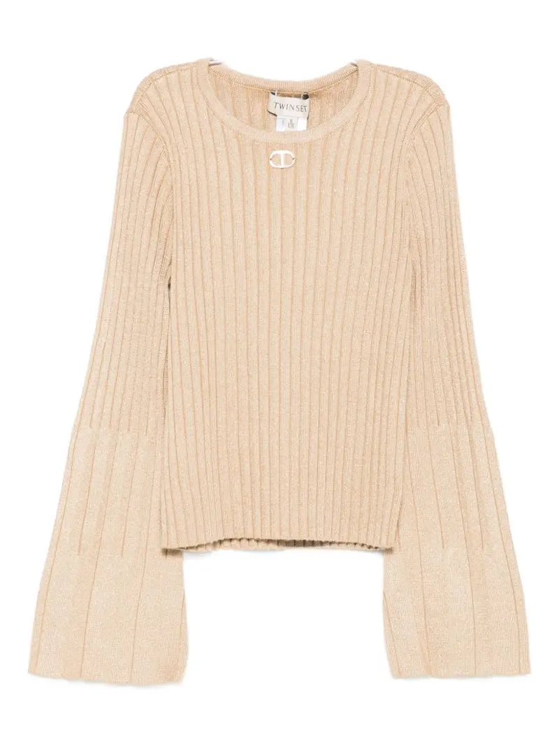 Maglione beige per bambina