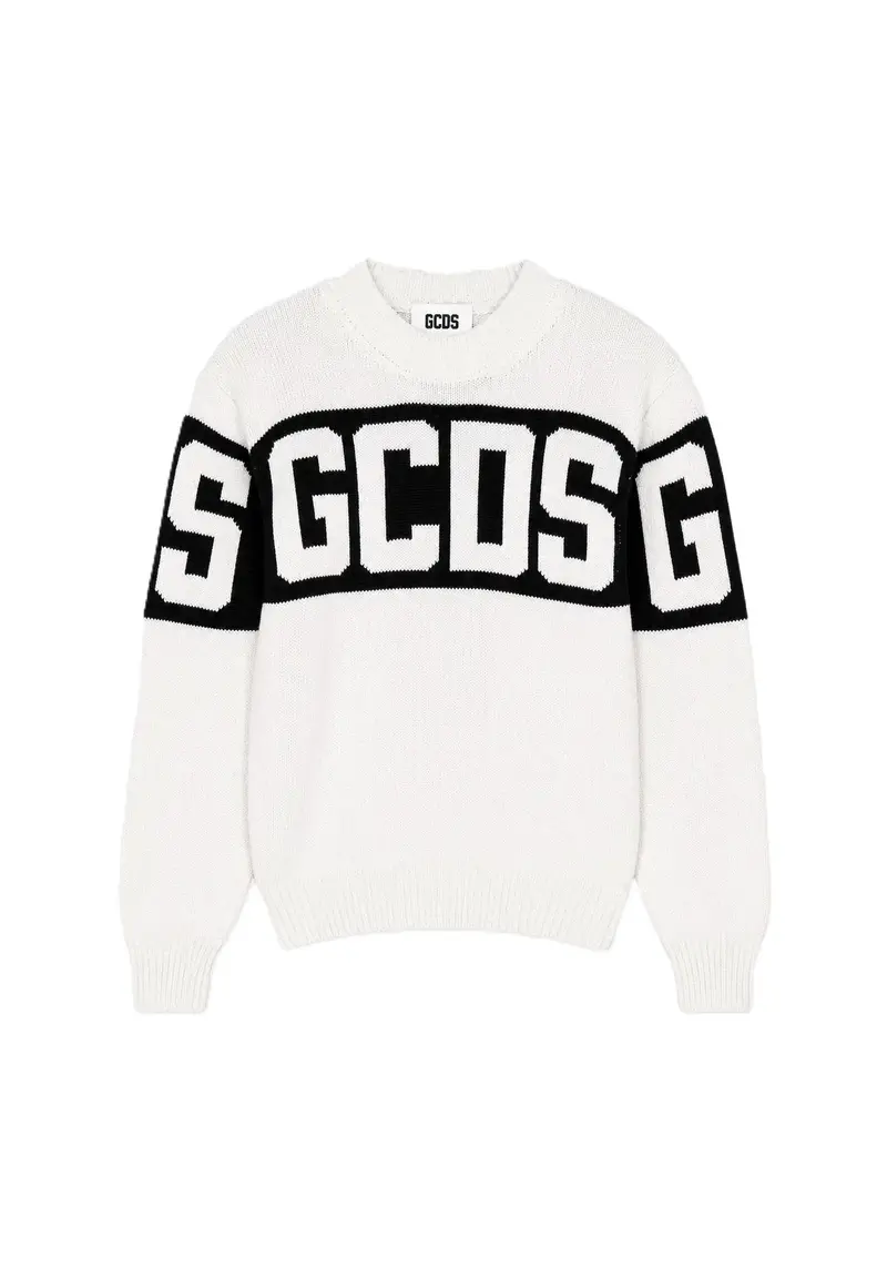Maglione bianco/nero per bambino