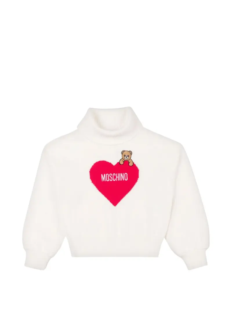 Maglione bianco per bambina