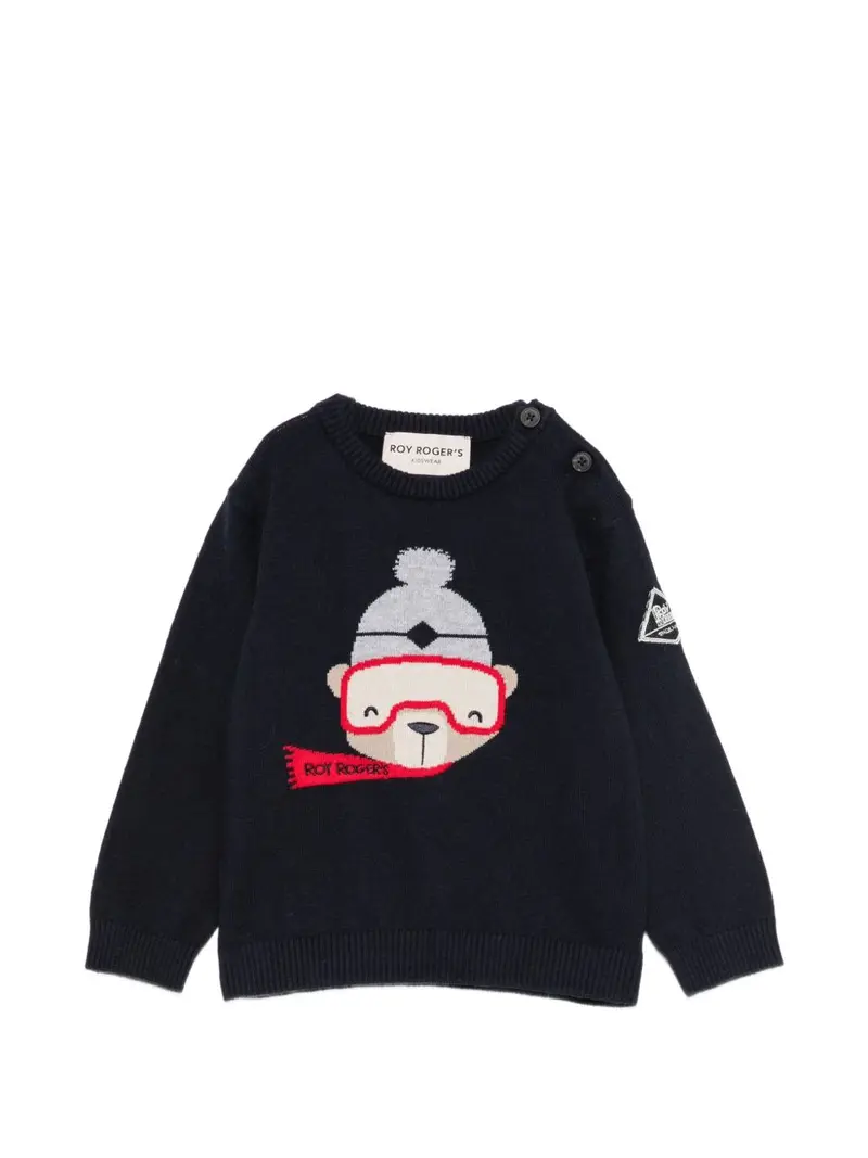 Maglione blu navy per neonato