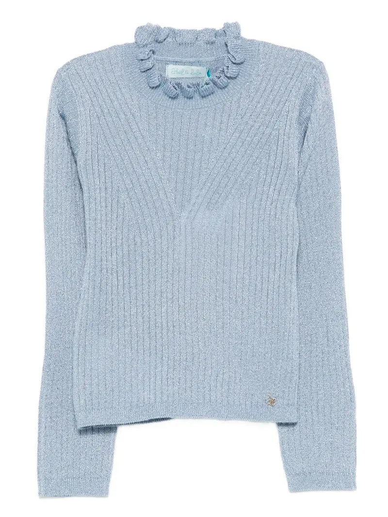 Maglione blu per bambina