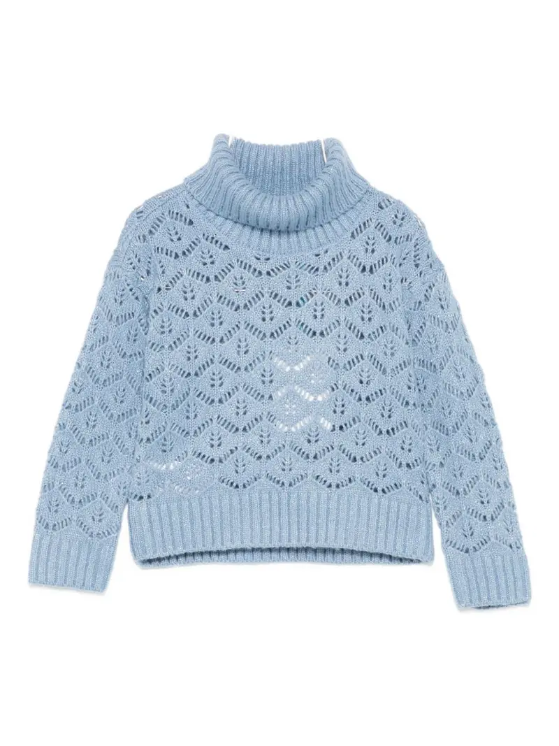 Maglione blu per bambina
