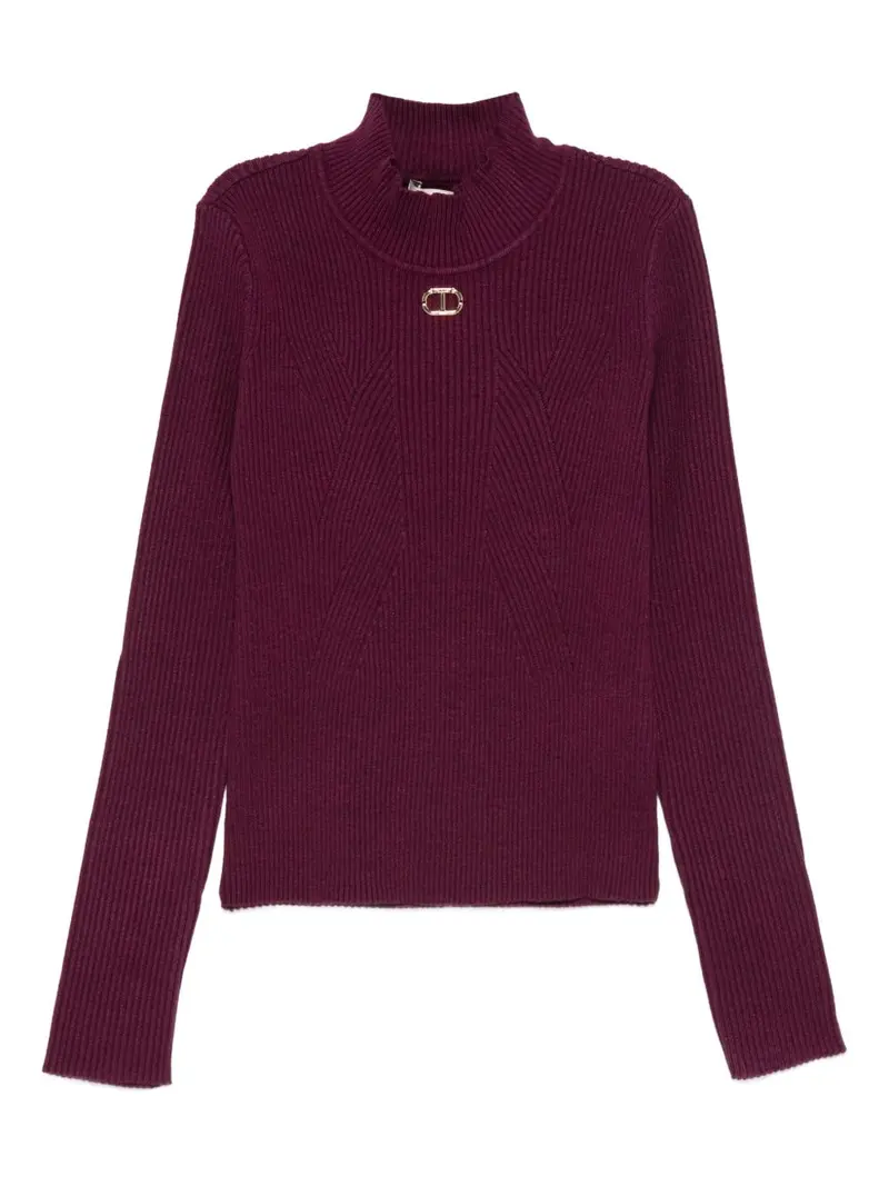 Maglione bordeaux per bambina