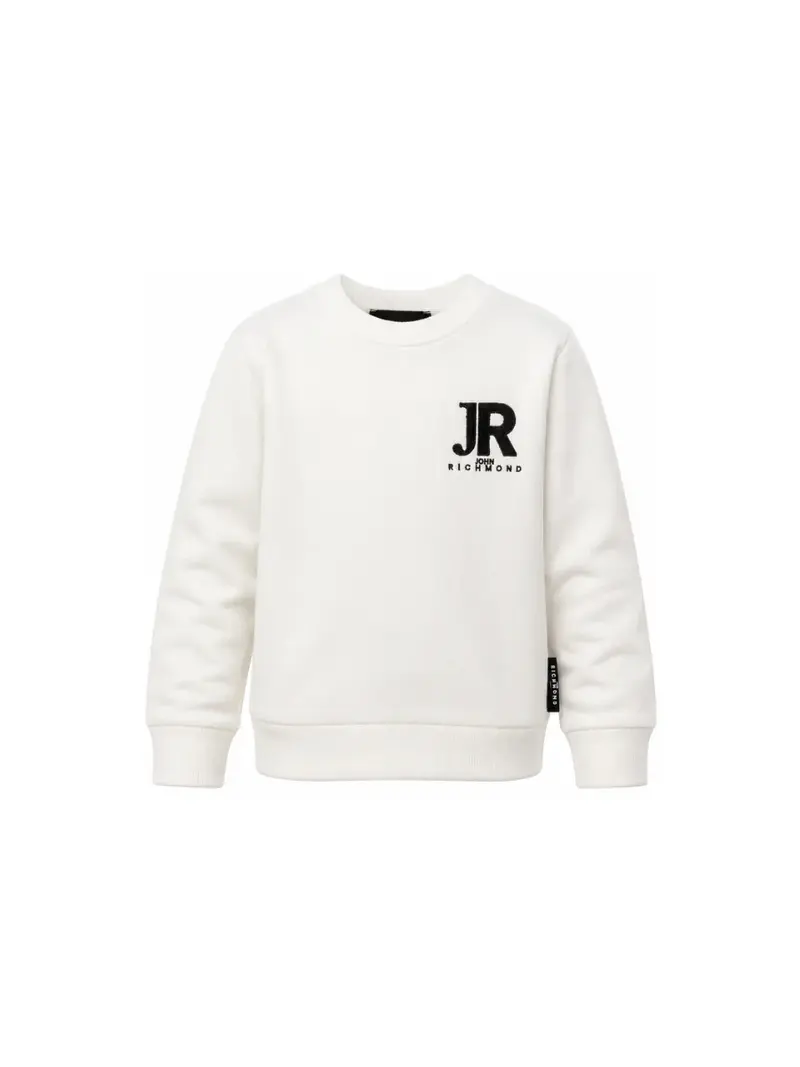 Maglione con logo ricamato