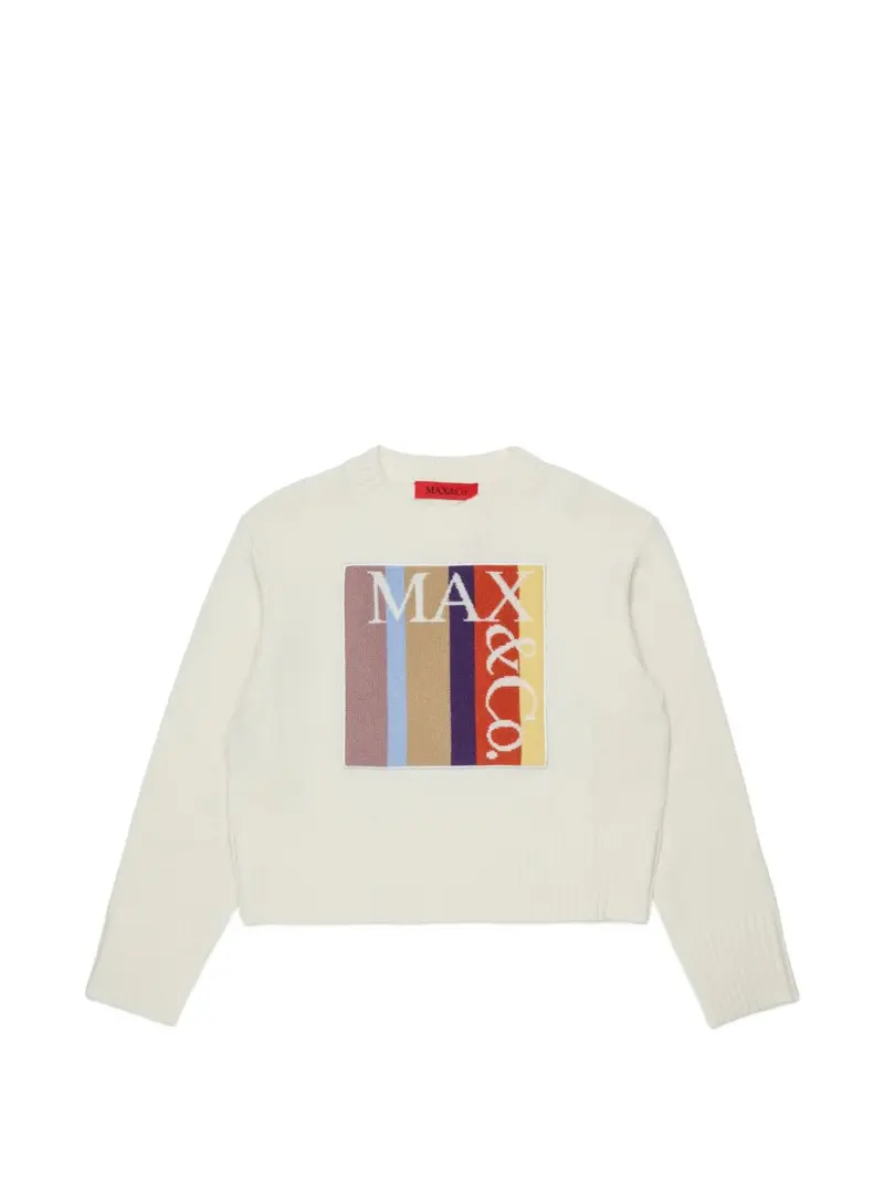 Maglione crema per bambina