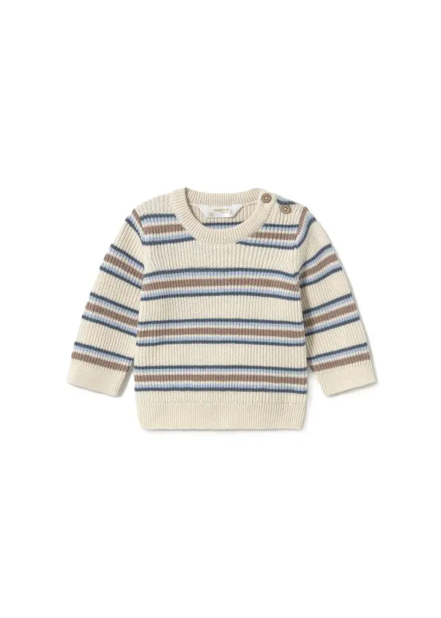 Maglione ecrù per neonato