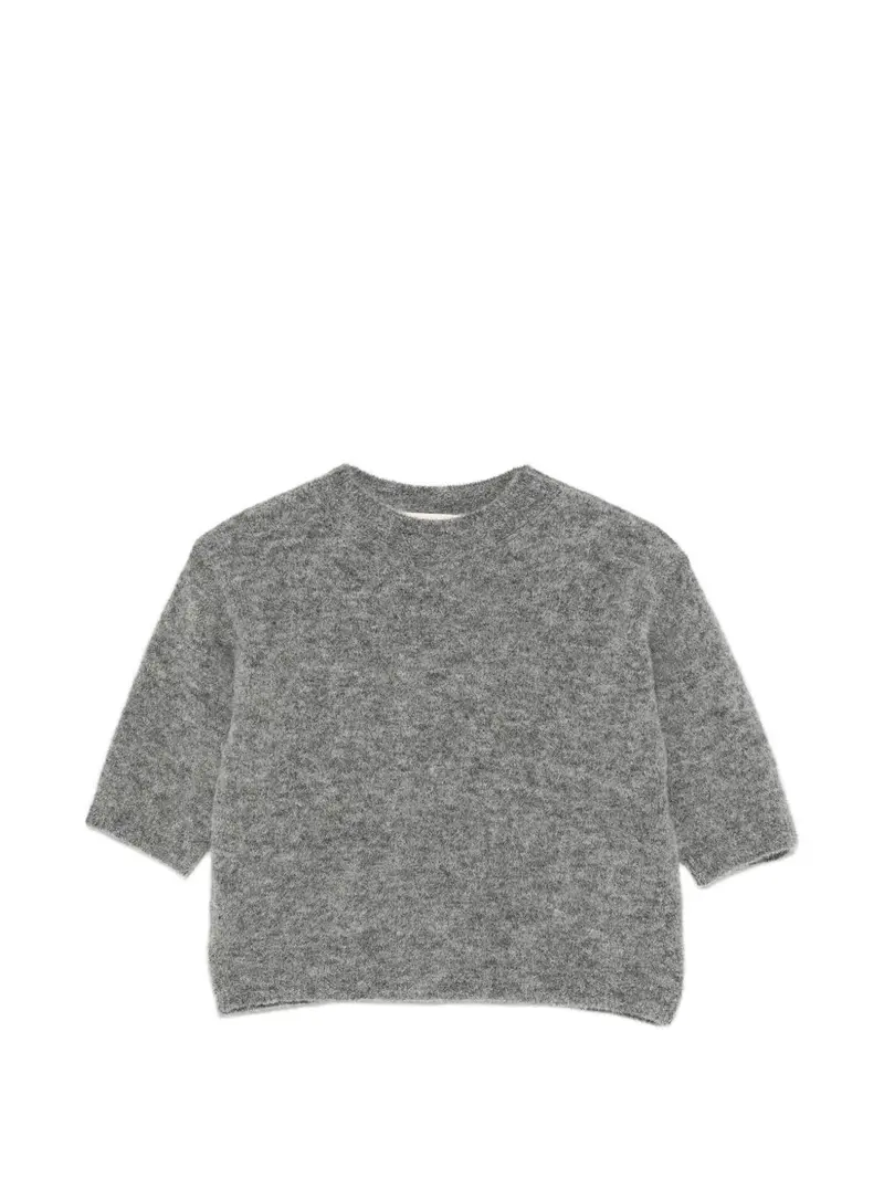 Maglione grigio per bambina