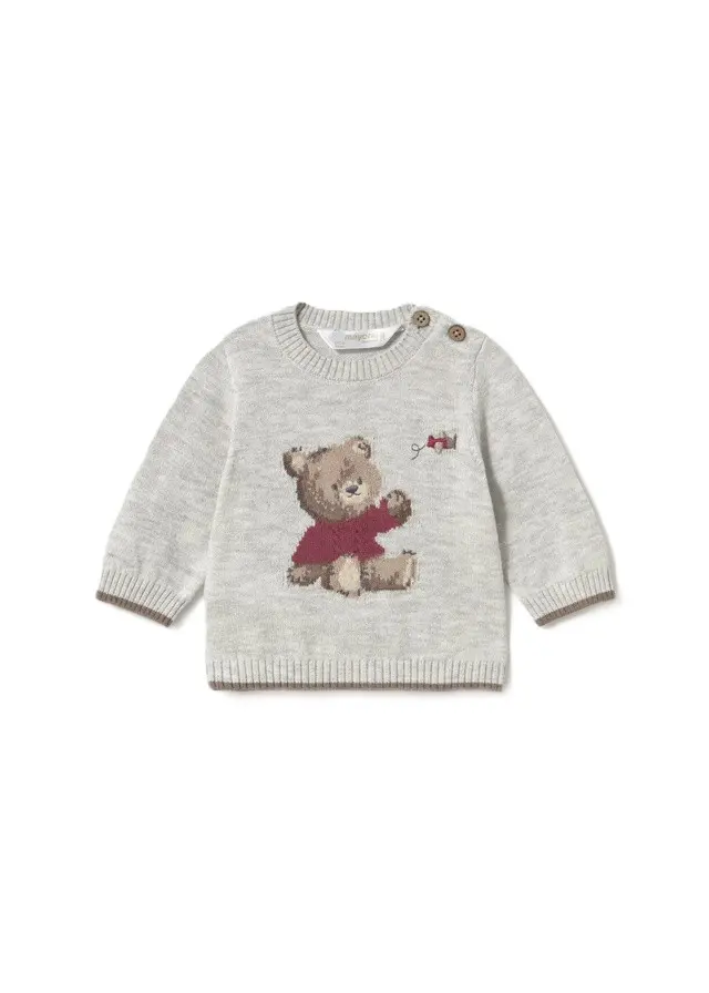 Maglione grigio per neonato