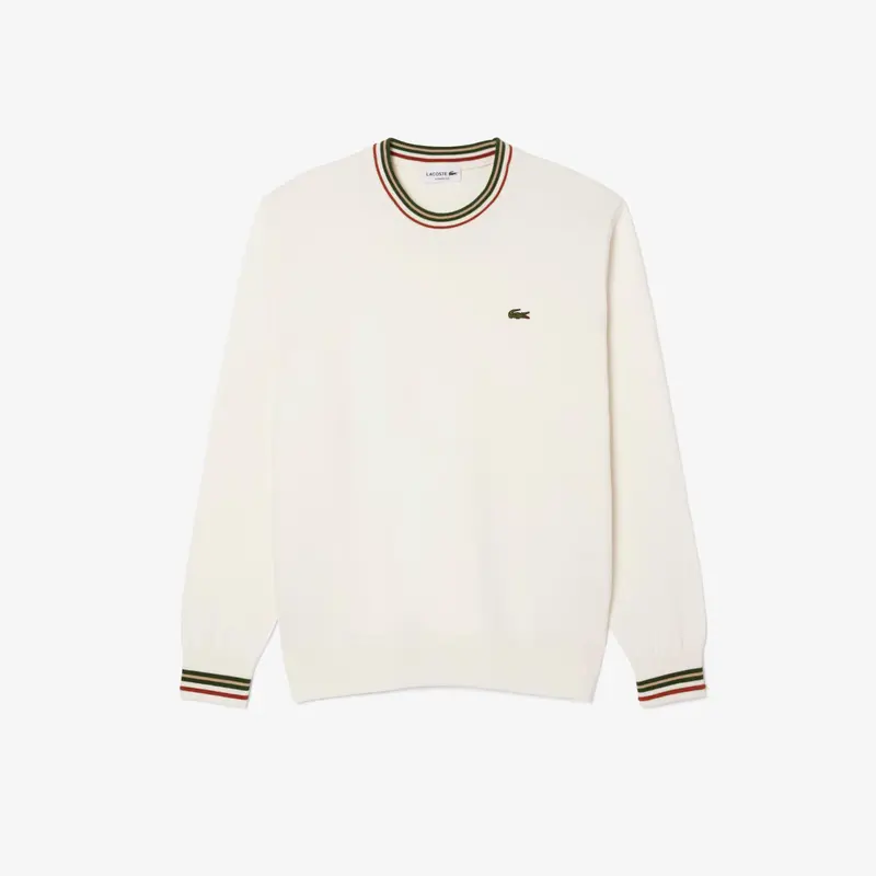 Maglione in jersey di cotone a righe