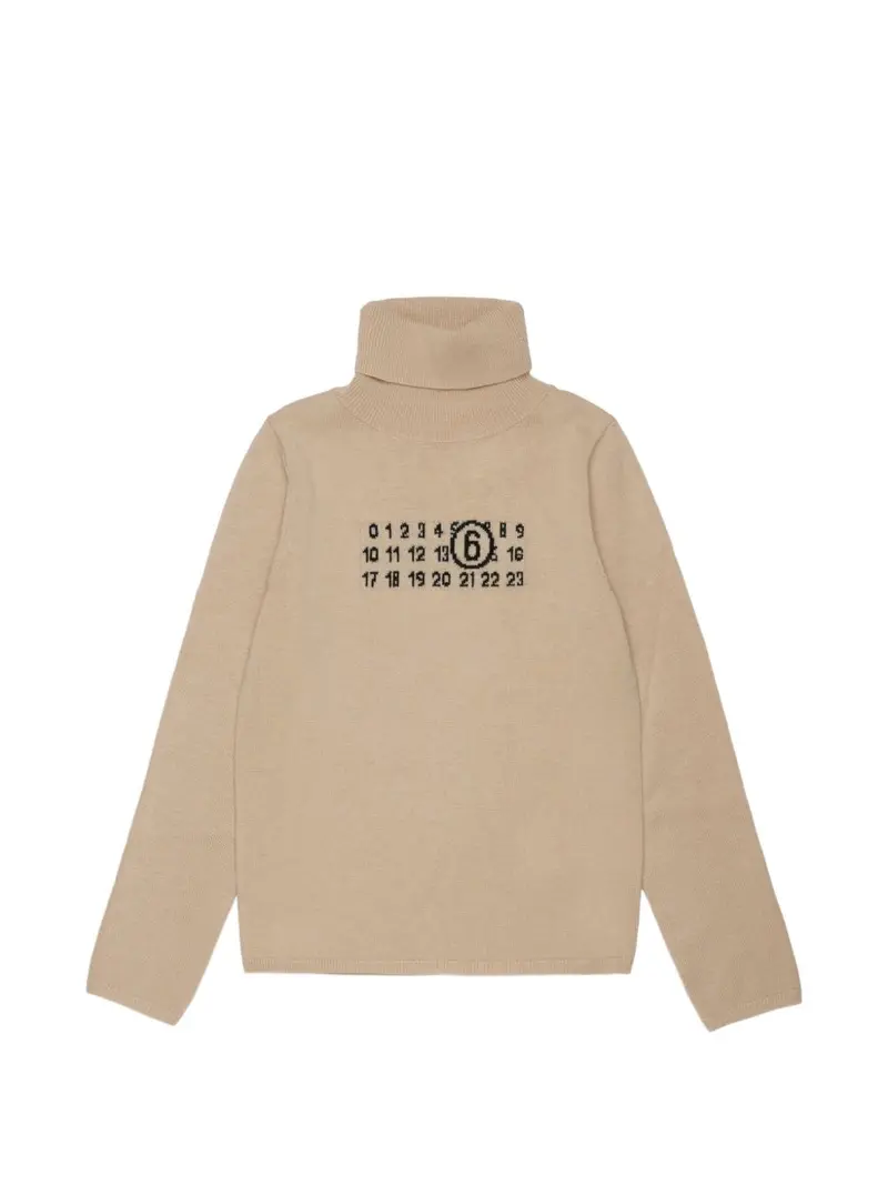 Maglione marrone chiaro per bambino