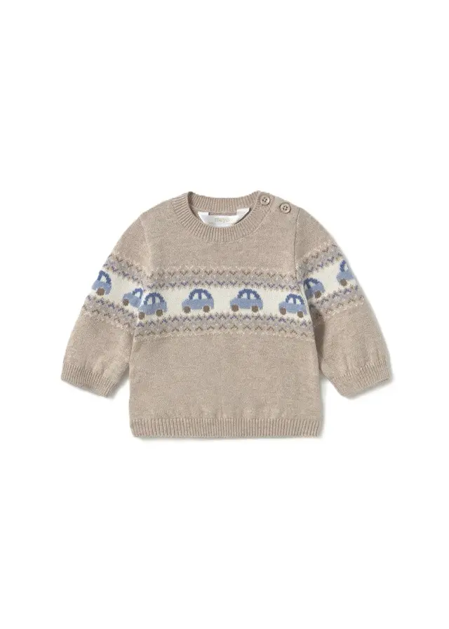 Maglione marrone per neonato