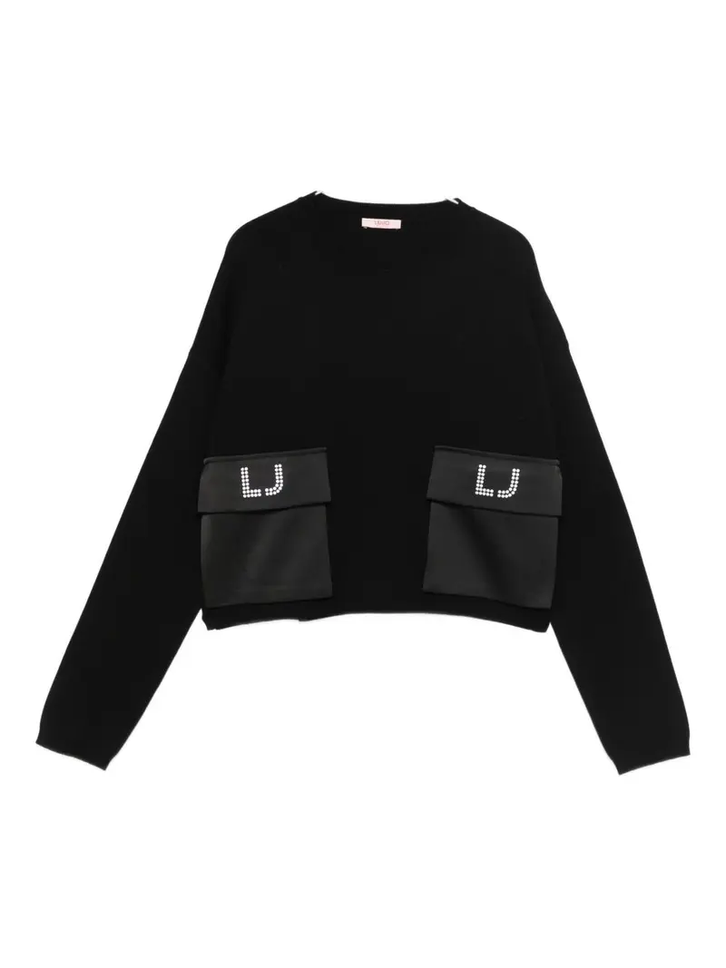 Maglione nero per bambina