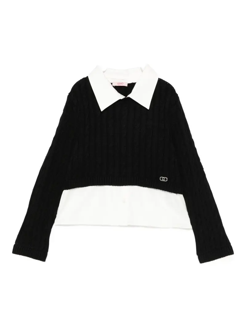 Maglione nero per bambina