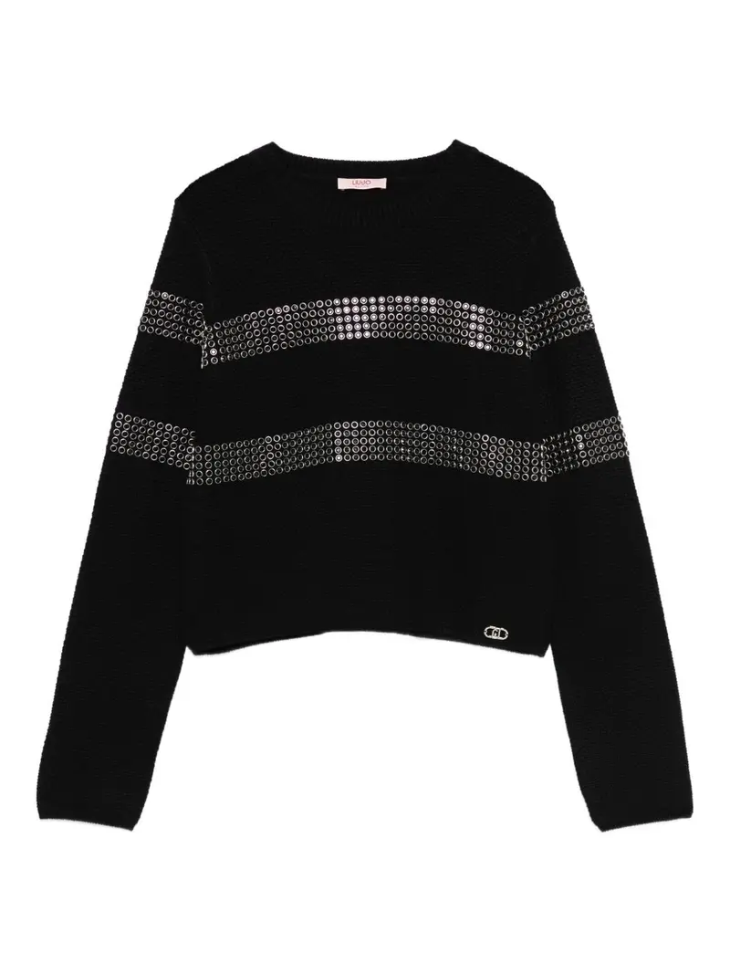 Maglione nero per bambina