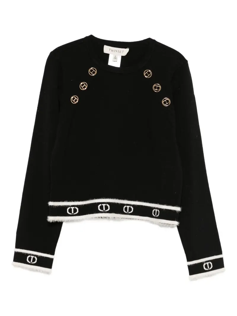 Maglione nero per bambina
