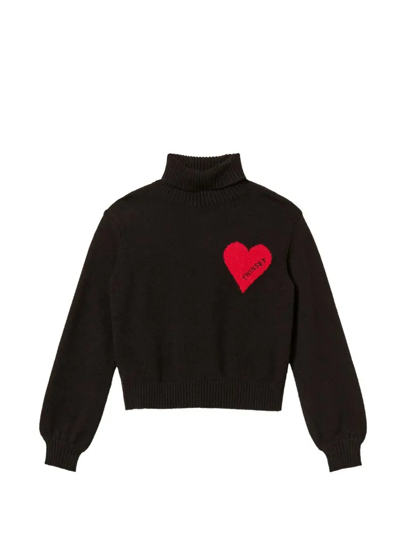 Maglione nero per bambina