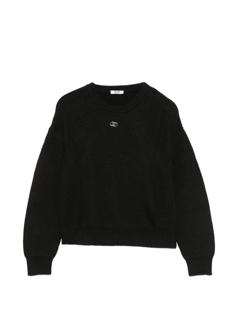 Maglione nero per bambina