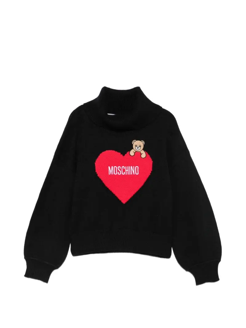 Maglione nero per bambina