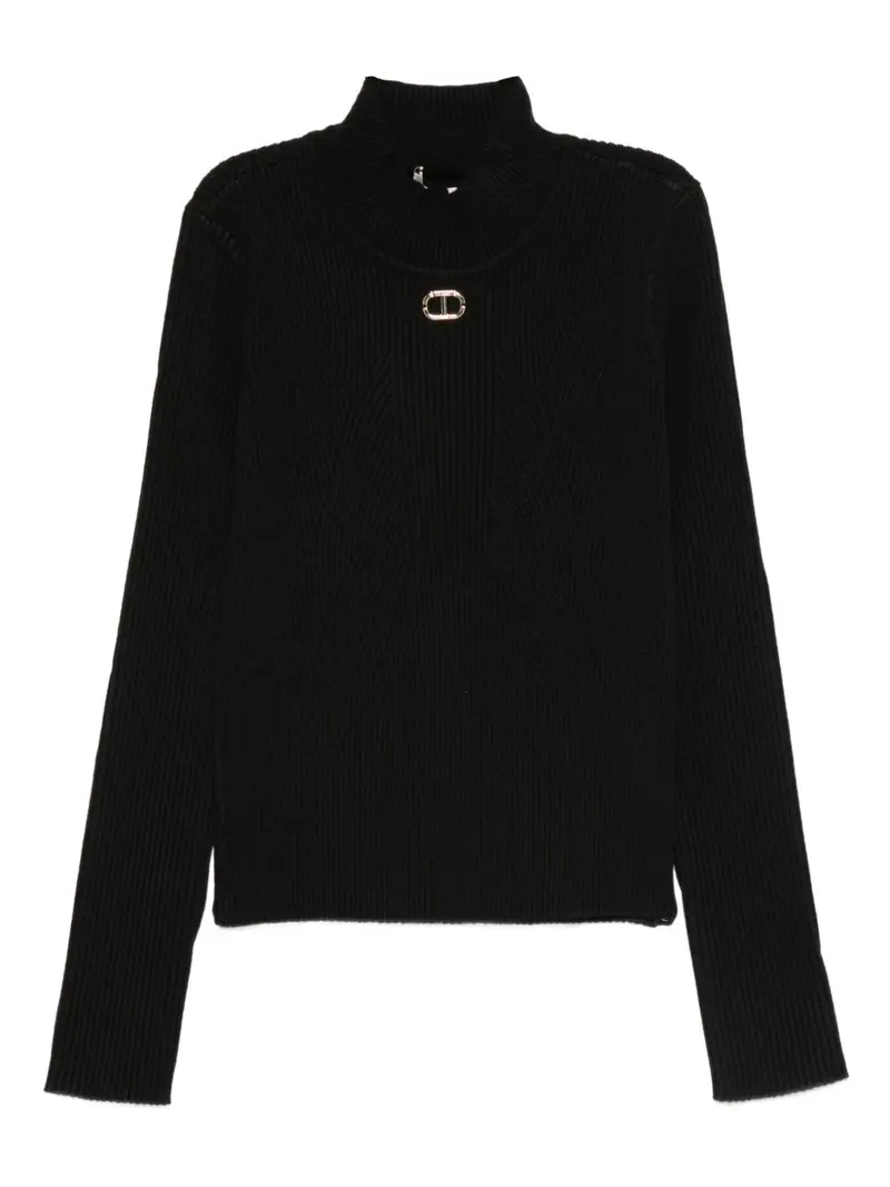 Maglione nero per bambina