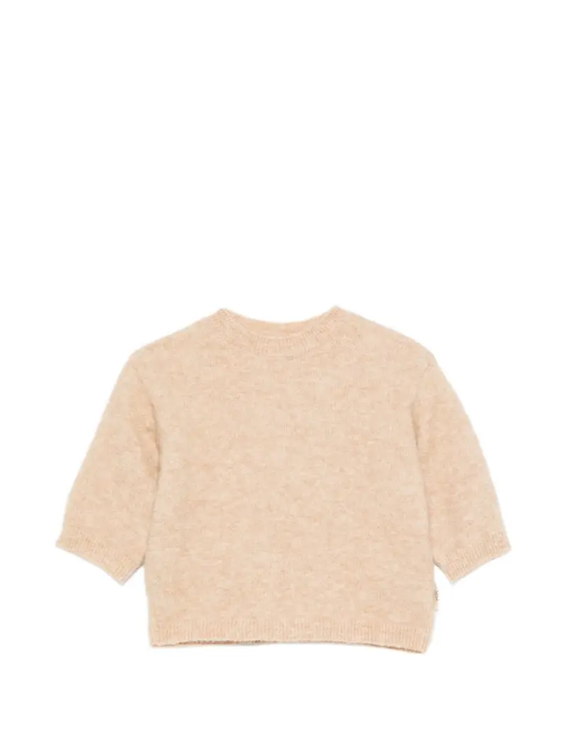 Maglione nocciola per bambina