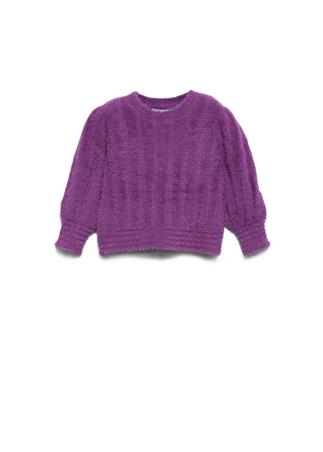 Maglione porpora per neonata