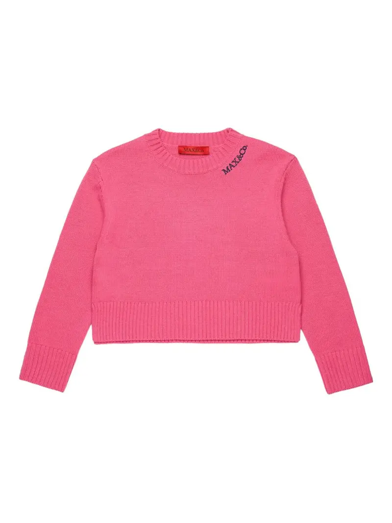 Maglione rosa per bambina