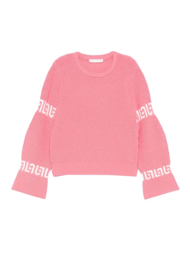 Maglione rosa per bambina