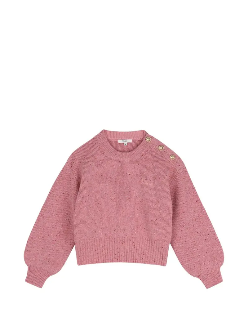 Maglione rosa per bambina